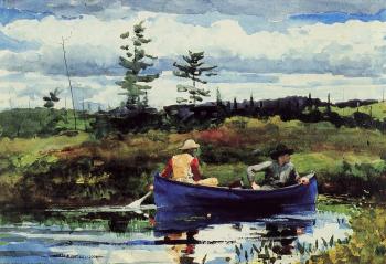 Winslow Homer : The Blue Boat III